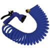 Whitecap 50 Blue Coiled Hose w\/Adjustable Nozzle [P-0442B]