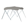 Carver 4 Bow 8' Pontoon Bimini Top w\/Boot - Cadet Grey Acrylic [A8SQ4893UB-10]