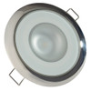 Lumitec Mirage - Flush Mount Down Light - Glass Finish\/Polished SS Bezel - Warm White Dimming [113119]