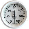 Faria Dress White 4" Tachometer - 6,000 RPM (Gas - Inboard & I\/O) [33103]