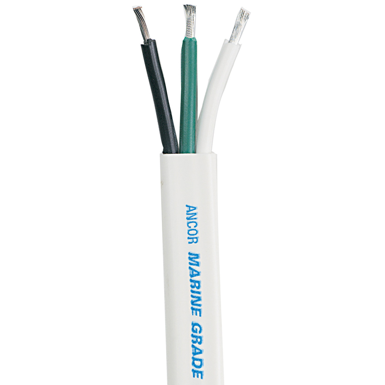 Ancor White Triplex Cable - 6\/3 AWG - Flat - 50' [130705]