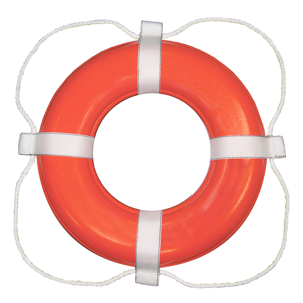 Taylor Made Foam Ring Buoy - 24" - Orange w\/White Rope [364]