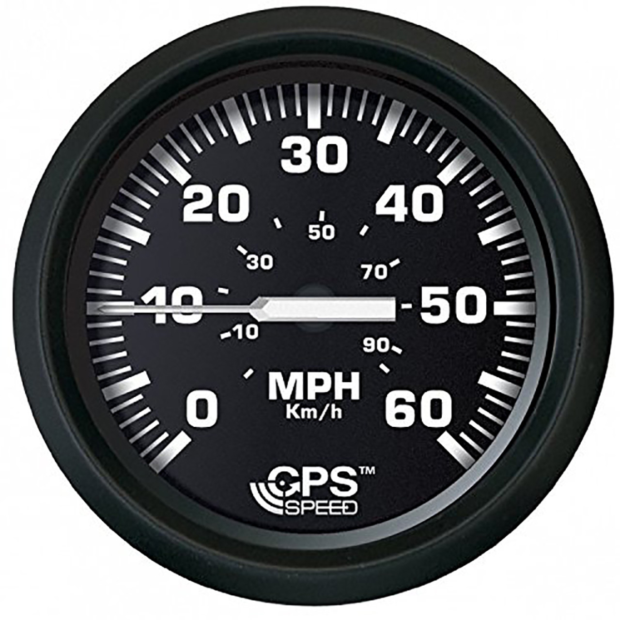 Faria Euro Black 4" Speedometer 60MPH -GPS [32816]