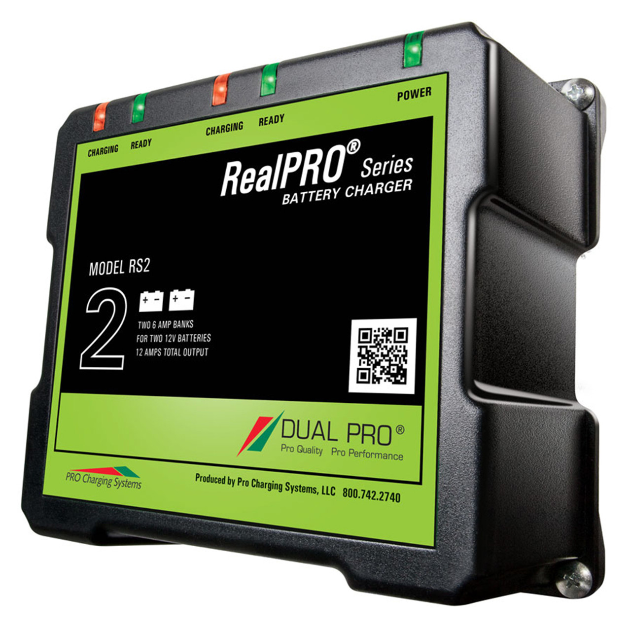 Dual Pro RealPRO Series Battery Charger - 12A - 2-6A-Banks - 12V\/24V [RS2]
