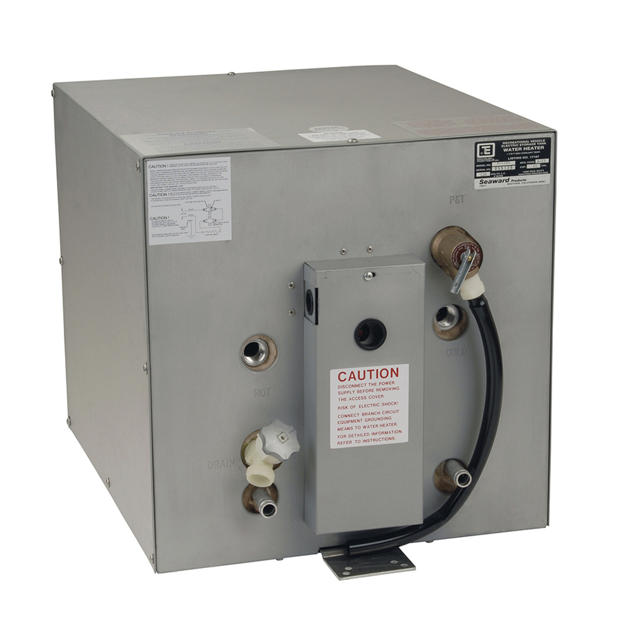 Whale Seaward 11 Gallon Hot Water Heater w\/Front Heat Exchanger - Galvanized Steel - 240V - 1500W [F1150]