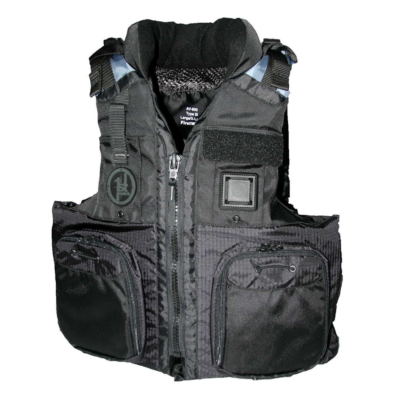 First Watch AV-800 Pro 4-Pocket Vest (USCG Type III) - Black - 2XL\/3XL [AV-800-BK-2XL\/3XL]