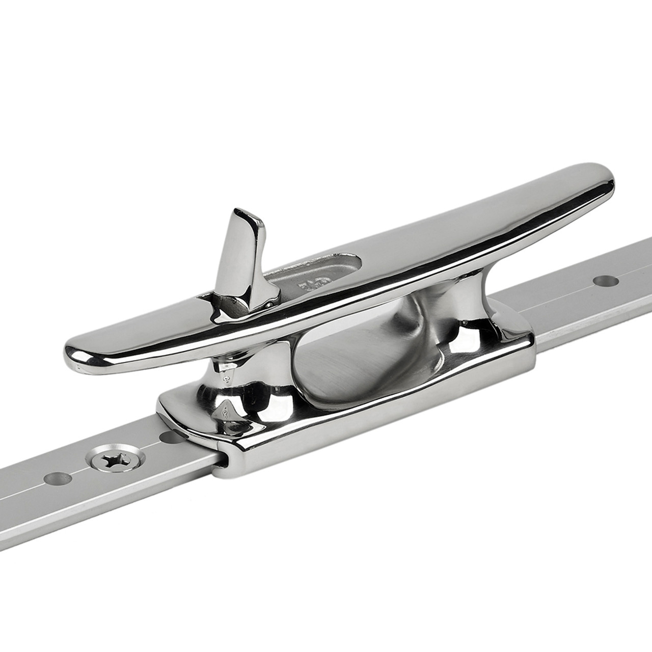 Schaefer Mid-Rail Chock\/Cleat Stainless Steel - 1-1\/4" [70-75]