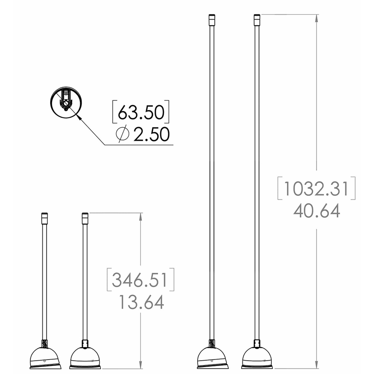 Lumitec Contour Anchor Light - 12" - White [101585]