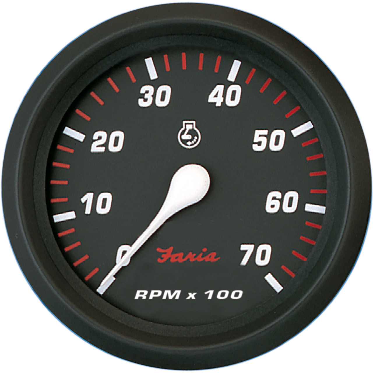 Faria Professional Red 4" Tachometer - 7,000 RPM [34617]