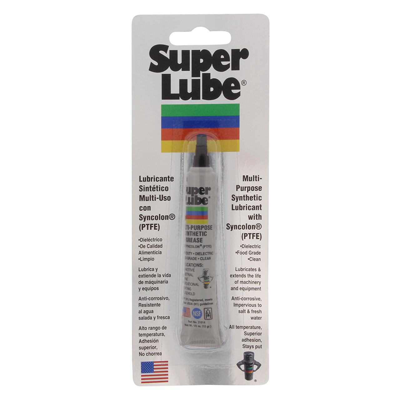 Super Lube Multi-Purpose Synthetic Grease w\/Syncolon (PTFE) - .5oz Tube [21010]