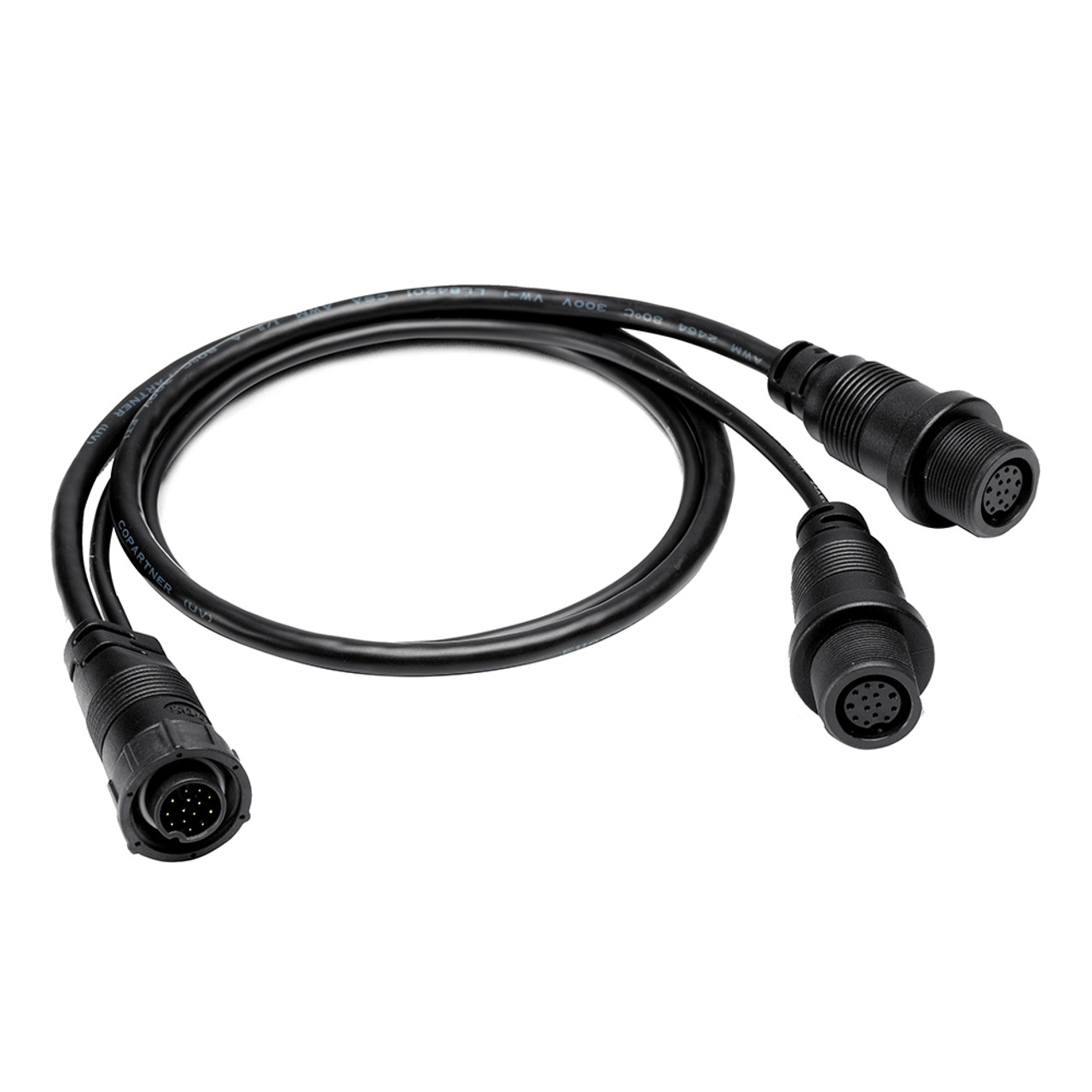 Humminbird 14 M SILR Y - SOLIX\/APEX Side Imaging  2D Splitter Dual Side Image Adapter Cable - 30" [720112-1]