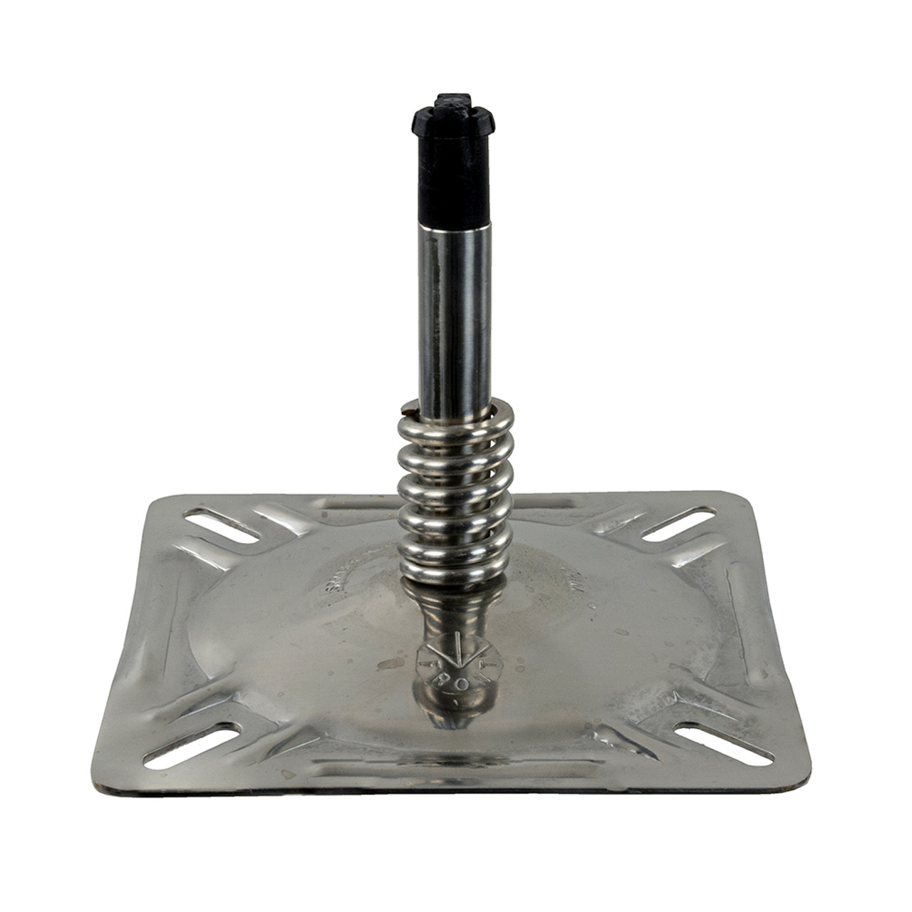 Springfield KingPin 7" x 7" Seat Mount w\/Spring - Polished [1614201-PP]