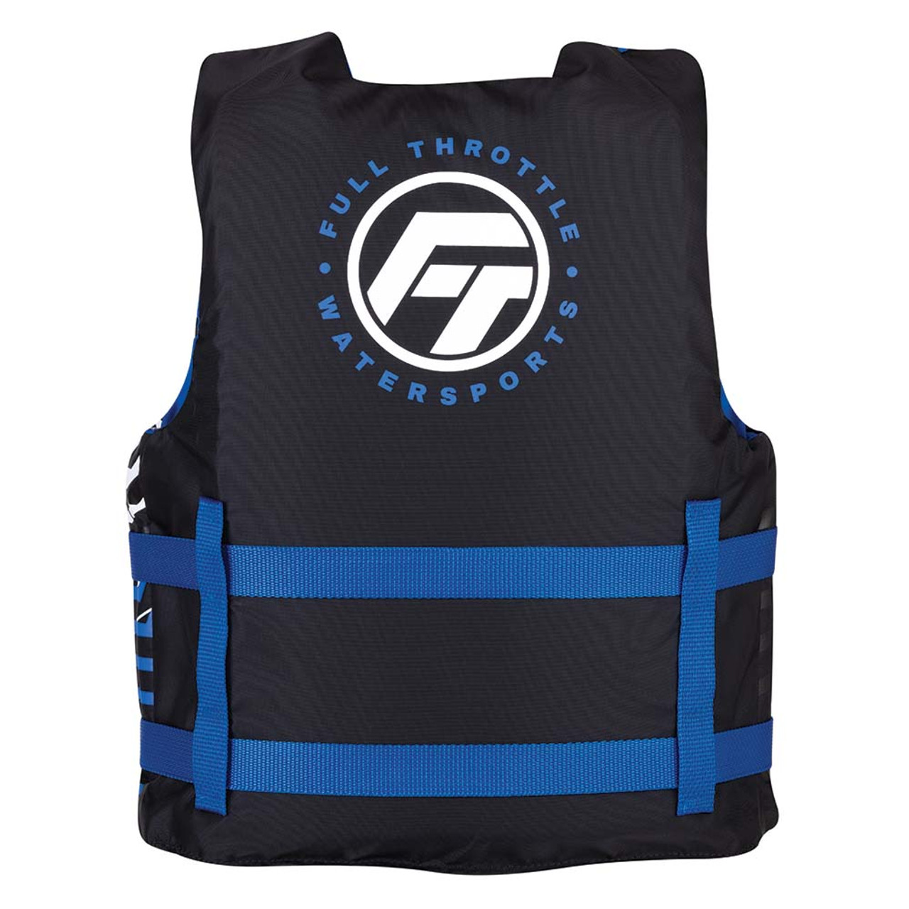 Full Throttle Youth Nylon Life Jacket - Blue\/Black [112200-500-002-22]