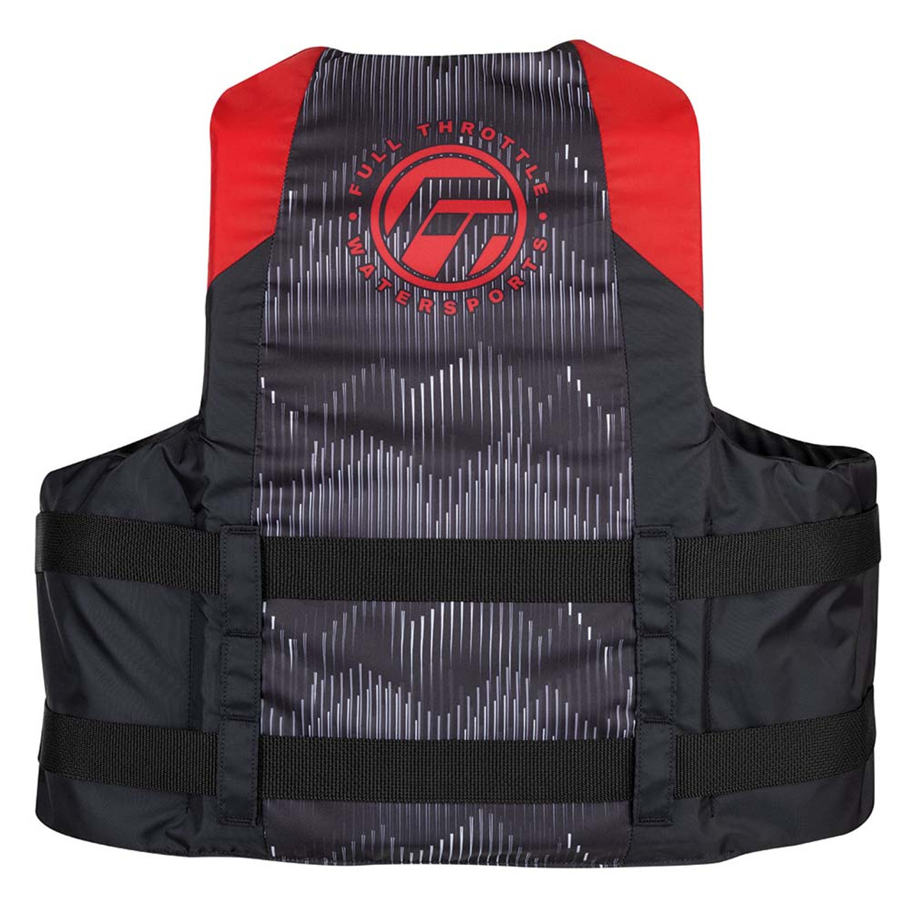 Full Throttle Adult Nylon Life Jacket - L\/XL - Red\/Black [112200-100-050-22]