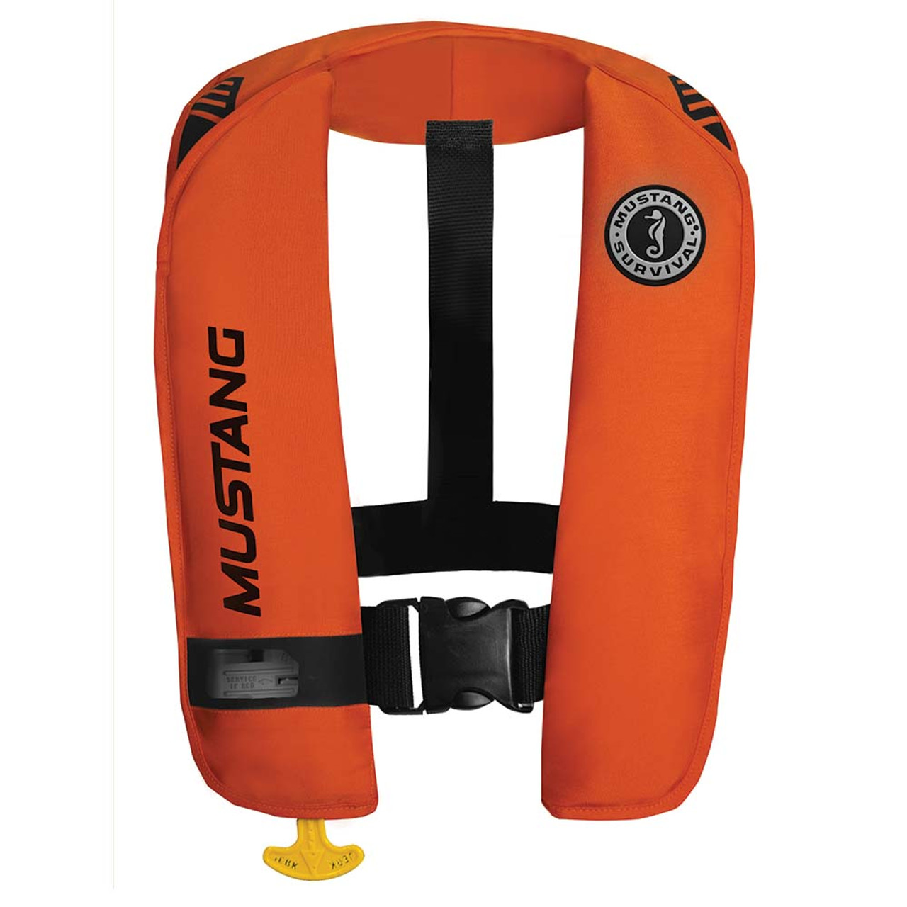 Mustang MIT 100 Inflatable Automatic PFD w\/Reflective Tape - Orange\/Black [MD2016T1-33-0-202]