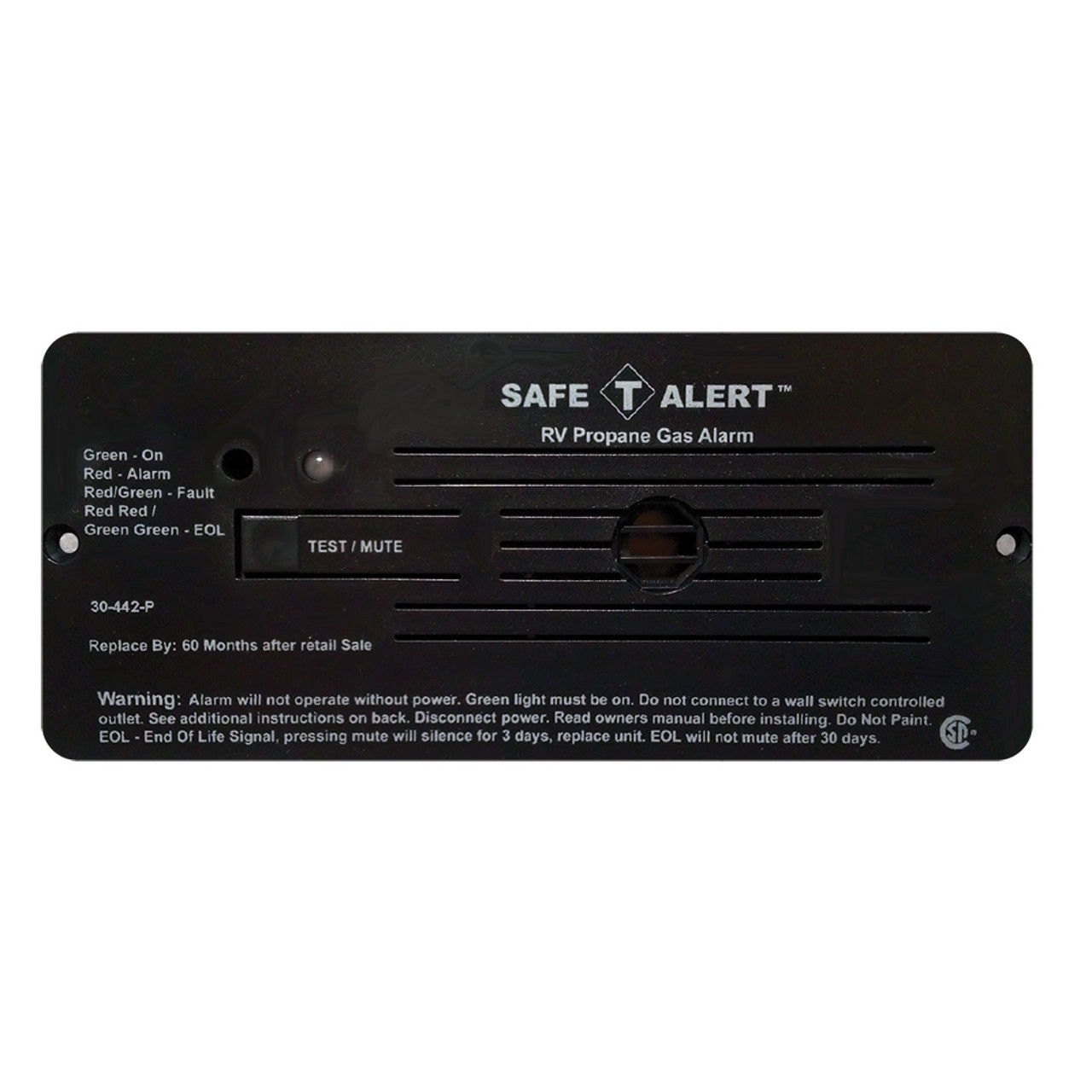 Safe-T-Alert 30 Series 12V RV Propane Alarm - Black [30-442-P-BL]