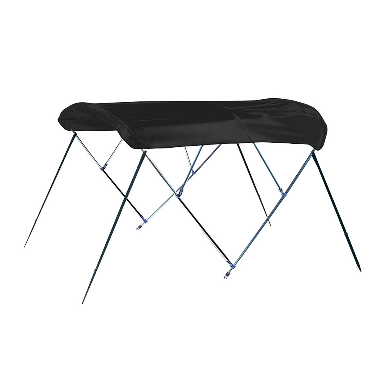Carver 4 Bow 8' Pontoon Bimini Top w\/Boot - Black Acrylic [A8SQ4893UB-02]