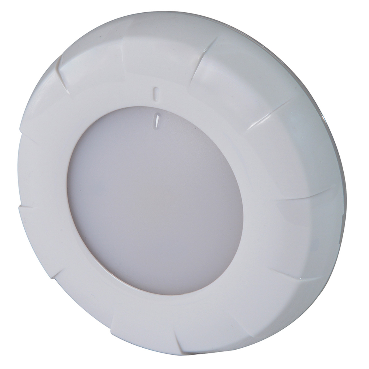 Lumitec Aurora LED Dome Light - White Finish - White\/Red Dimming [101076]