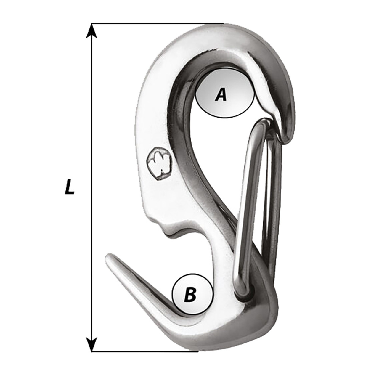 Wichard 5\/16 Stainless Steel Sail Snap + [2490W]