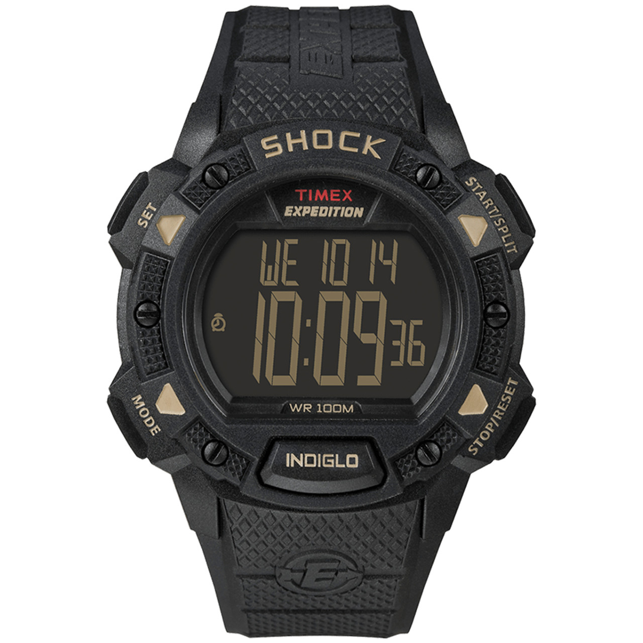 Timex Expedition Shock Chrono Alarm Timer - Black [T49896]