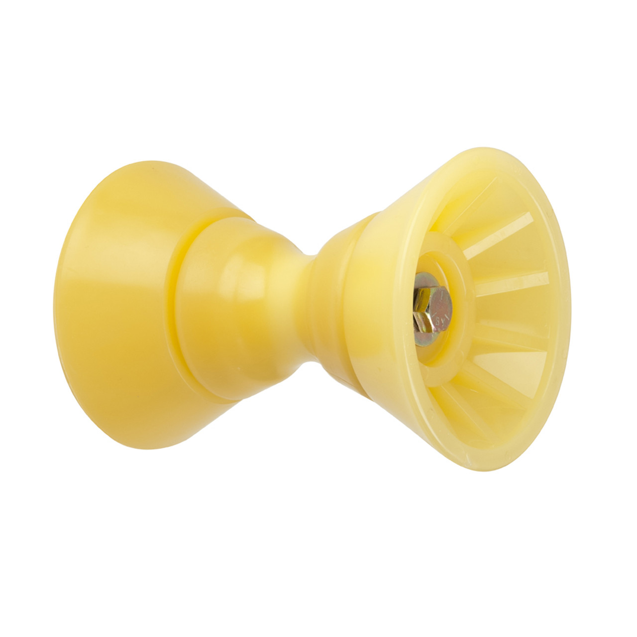 C.E. Smith 4" Bow Bell Roller Assembly - Yellow TPR [29301]