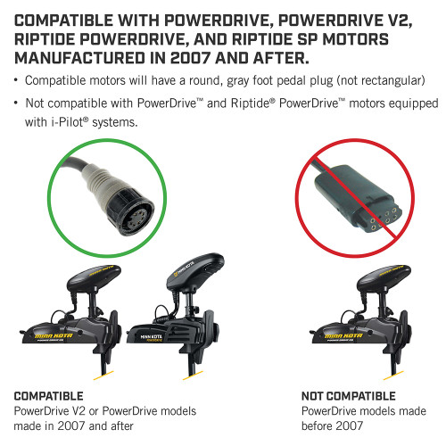 Minn Kota PowerDrive Bluetooth Foot Pedal - ACC Corded [1866070]