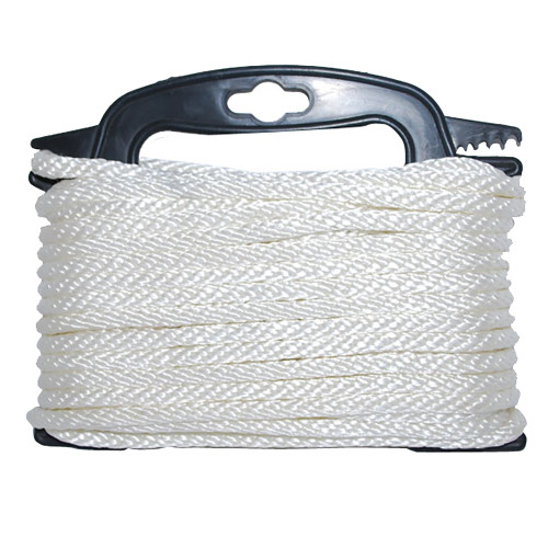 Attwood Braided Nylon Rope - 3\/16" x 100' - White [117553-7]