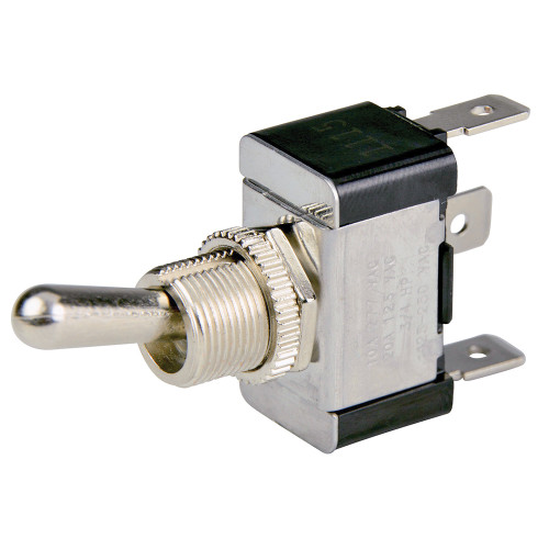 BEP SPDT Chrome Plated Toggle Switch - ON\/OFF\/ON [1002001]