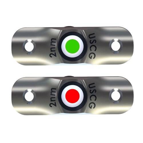 TACO Rub Rail Mounted LED Navigation Light Set - 2-1\/2" [F38-6800D]