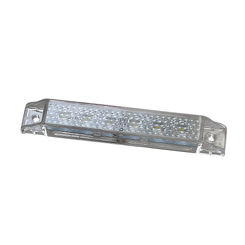 Scandvik 4" LED Light Strip - White w\/Gasket - 12V [41640P]