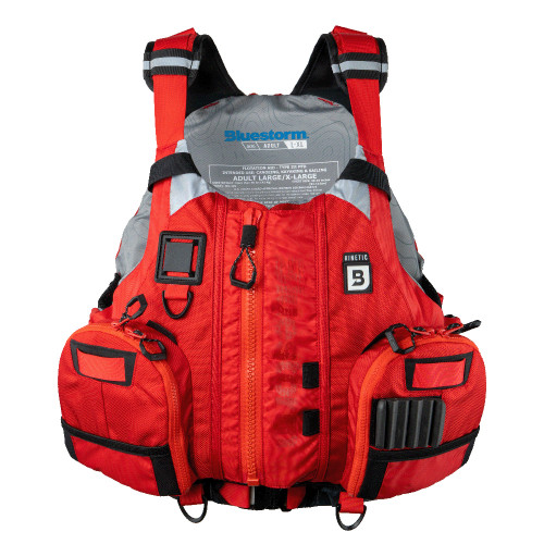 Bluestorm Kinetic Kayak Fishing Vest - Nitro Red - S\/M [BS-409-RED-S\/M]