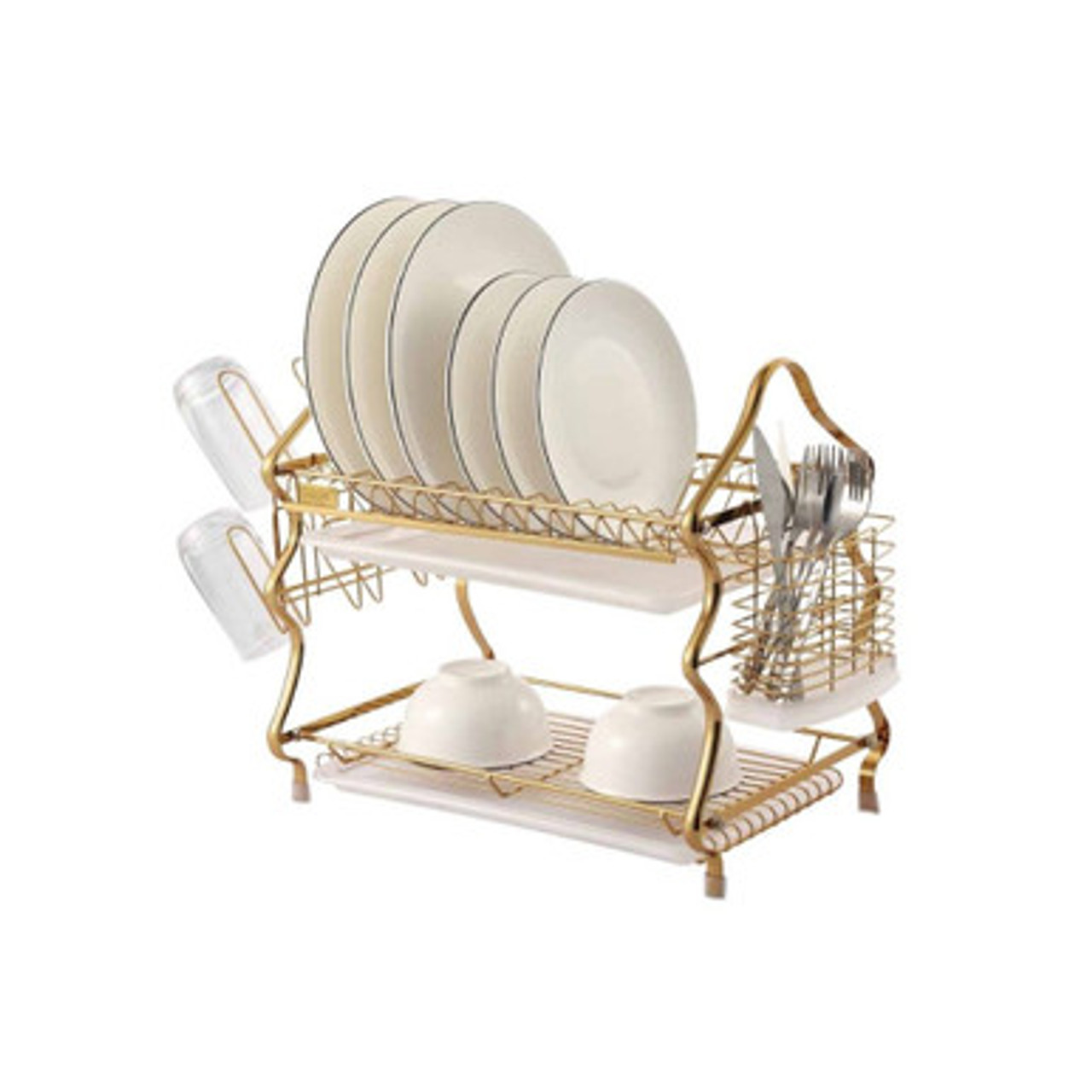 Flugel Gold Dishrack 2 trays Stainless steel