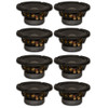 8 Goldwood Sound GW-6PC-8 Heavy Duty 8ohm 6.5" Woofers 280 Watts each Replacement Speakers