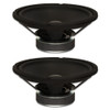 2 Goldwood Sound GW-1038 Rubber Surround 10" Woofers 250 Watts each 8ohm Replacement Speakers