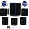 AA5102 Bluetooth 5.1 Speaker System with 5 Extension Cables Home Theater