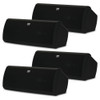 AA40CB 2-Way Bookshelf Speaker Indoor Black 2 Pair Pack