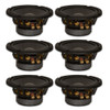 6 Goldwood Sound GW-6PC-8 Heavy Duty 8ohm 6.5" Woofers 280 Watts each Replacement Speakers
