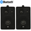 251B Bluetooth Indoor or Outdoor Powered Speaker Pair Black