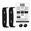 AA351B Bluetooth Indoor Outdoor 2 Way Powered Speakers Black