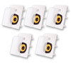 HD-525 Flush Mount In Wall Speakers Home Theater 5 Pack