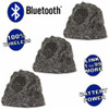 B41GG Fully Wireless 180 Watt Rechargeable Battery Bluetooth Rock 3 Speaker Set Granite