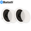 CS8C Bluetooth 8" Flush Mount In Ceiling Powered Speaker Pair