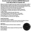 Acoustic Audio MRN65B Waterproof Flush Mount Marine 7" Speakers Passive 4 Pair Pack Black