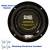 Acoustic Audio MRN65B Waterproof Flush Mount Marine 7" Speakers Passive 4 Pair Pack Black