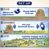 B42S Fully Wireless 120 Watt Rechargeable Battery Bluetooth Rock Speaker Pair Sandstone