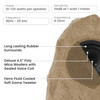8R4S Outdoor Sandstone Rock 8 Speaker Set for Yard Patio Pool Spa