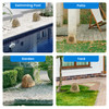 12R4S Outdoor Sandstone Rock 12 Speaker Set for Yard Patio Pool Spa