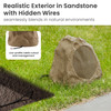 10R6S Outdoor Sandstone 6.5" Rock 10 Speaker Set for Deck Pool Spa Yard Garden