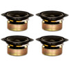 4 Goldwood Sound GW-204/4S Shielded 4" Woofers 70 Watt each 4ohm Replacement Speakers