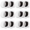 R191 Flush Mount In Ceiling Speakers Home Theater 6 Pair Pack